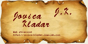 Jovica Kladar vizit kartica